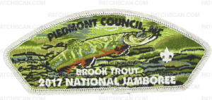 Patch Scan of Piedmont Council, NC - 2017 National Jamboree Brook Trout