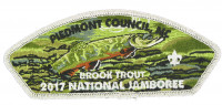 Piedmont Council, NC - 2017 National Jamboree Brook Trout Piedmont Area Council #420