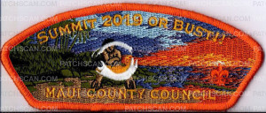 Patch Scan of Maui County Council Summit 2019 or Bust Fire Dancer) 2018