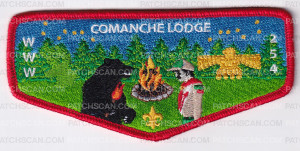 Patch Scan of Comanche Lodge 254 OA Flap