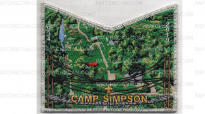 Patch Scan of Camp Simpson 85th Anniversary Pocket Patch (PO 88668)