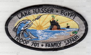 Patch Scan of X165341A TROOP 701 FAMILY SAFARI 