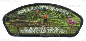 Patch Scan of 2023 Mckee Scout Reservation Summer Camp Staff 