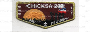 Patch Scan of Fall Fellowship Flap (PO 89423)