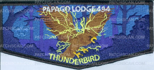 Patch Scan of Papago Lodge 494 - Thunderbird
