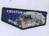 Croatan Lodge NOAC 2022 Earth Flap  East Carolina Council #426