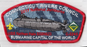 Patch Scan of CRC National Jamboree 2017 Nathan Hale #13