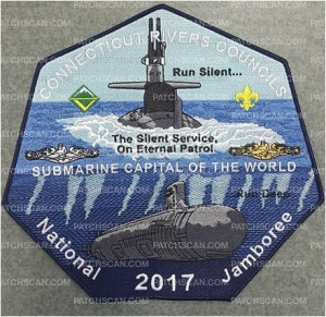 Patch Scan of CRC National Jamboree 2017 Back Patch