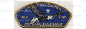 Patch Scan of Centennial Eagle Scout CSP (PO 88380)