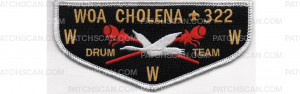 Patch Scan of Drum Team Flap (PO 88761)