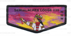 Patch Scan of Semialachee Lodge 239 Flap Black Border