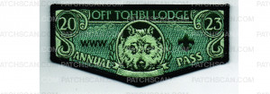 Patch Scan of Annual Pass Flap 2023/2024 (PO 101656)