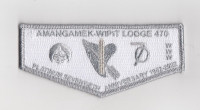 Amangamek-Wipit Lodge Seventieth Anniversary OA Flap National Capital Area Council #82
