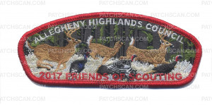 Patch Scan of Allegheny  Highlands Council- FOS 2017- Red Border 