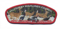 Allegheny  Highlands Council- FOS 2017- Red Border  Allegheny Highlands Council #382