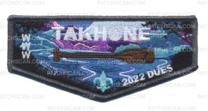 Patch Scan of Takhone 2022 Dues flap