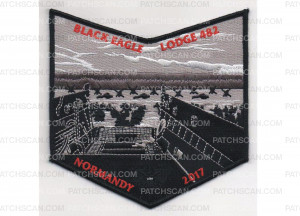 Patch Scan of Normandy Beach Landing Pocket Patch (PO 86763)
