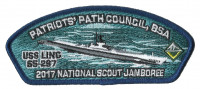 2017 National Jamboree - Patriots' Path Council JSP - USS Ling Patriots' Path Council #358