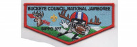 2017 National Jamboree Lodge Flap Red Border (PO 86778) Buckeye Council #436