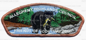 Patch Scan of Allegheny FOS - Brown Border