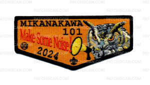 Patch Scan of Mikanakawa Lodge 2024 Thunder Owl flap