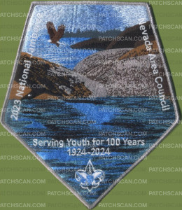 Patch Scan of 455778- Serving Youth for 100 years  1924-2024