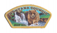 Montana Council 2017 ICL CSP Gold Metallic Border Montana Council #315