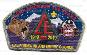 Patch Scan of Camp Emerson 100 Years 1919 2019 csp