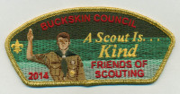 FOS Kind 2014 Buckskin Council #617