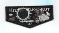 Kit-Ke-Hak-O-Kut 97 eclipse flap Mid-America Council #326