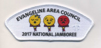 Evangeline Area Council - 2017 National Jambore - JSP (Sleepy, Wink, Angry Emoji) Evangeline Area Council #212