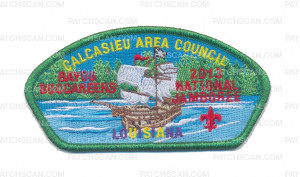 Patch Scan of CAC - CALCASIEU AREA COUNCIL JSP (Green Border)