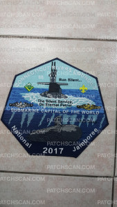 Patch Scan of CRC National Jamboree 2017 Back Patch #66
