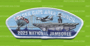 Patch Scan of GGAC 2023 NJ USS Hornet JSP white border
