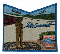 Pellissippi 230 NOAC 2022 pocket patch blue border Great Smoky Mountain Council #557