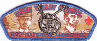 Miami Valley Council - 2017 National Jamboree JSP - Wright Bros. Faces - Blue Metallic Miami Valley Council #444