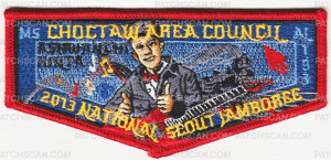Patch Scan of 30991 - Choctaw Area Council 2013 Lodge Flap 
