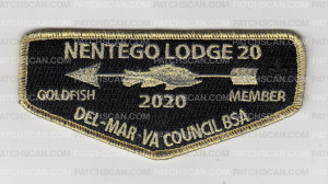 Patch Scan of Nentego Gold Fish Member 2020 Flap