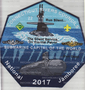 Patch Scan of CRC National Jamboree 2017 Back Patch #22