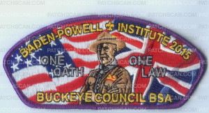 Patch Scan of BADEN POWELL INSTITUTE 2015