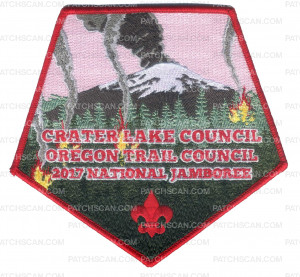 Patch Scan of Crater Lake Council 2017 National Jamboree Center Patch