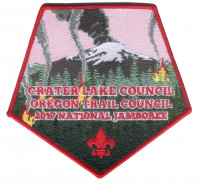 Crater Lake Council 2017 National Jamboree Center Patch Crater Lake Council #491
