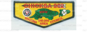 Patch Scan of Chicksa Centennial flap (black border)