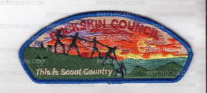 Patch Scan of Buckskin Council This Is Scout Country