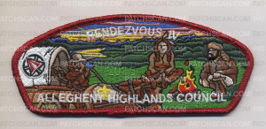 Patch Scan of AHC Rendezvous IV CSP 2015 BLUE METALLIC