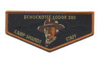 Echockotee Lodge 200- Camp Shands Staff (Gold Metallic)  North Florida Council #87