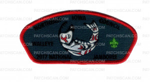 Patch Scan of Northeast Iowa Council 2017 National Jamboree KW1414B