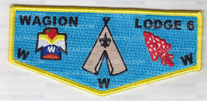 Patch Scan of Wagion Lodge 6 OA Flap