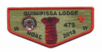 Quinipissa Lodge NOAC 2018 - Red Border Flap Istrouma Area Council #211