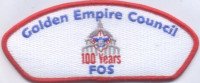 430872-100 years FOS  Golden Empire Council #47
